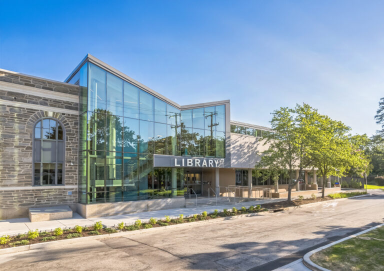 Exterior of Library