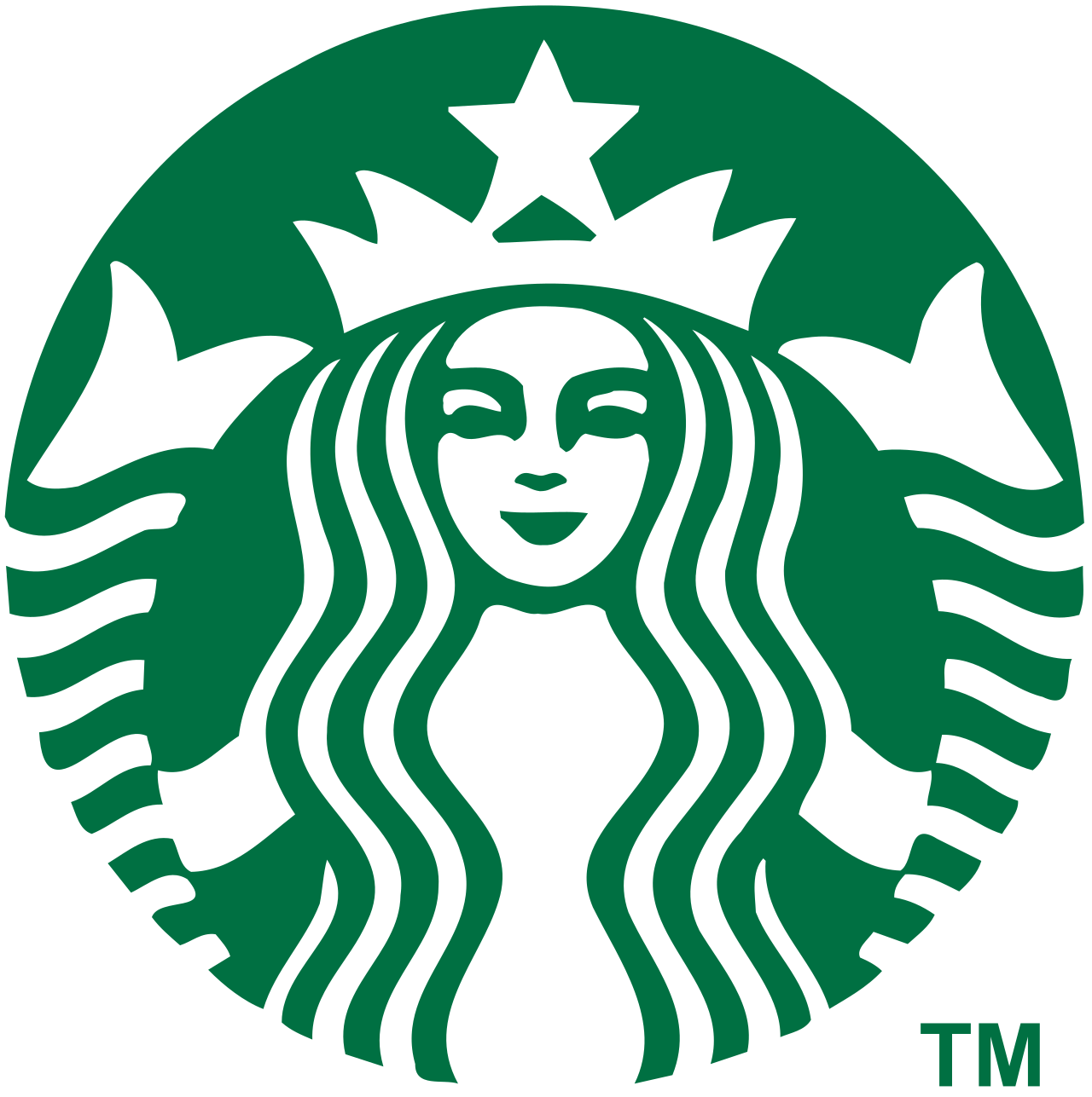 Starbucks siren logo.