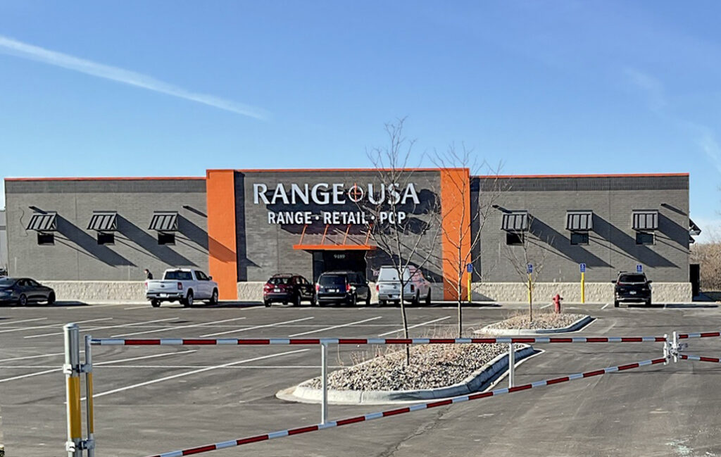 Range USA store exterior with parking lot and entrance.